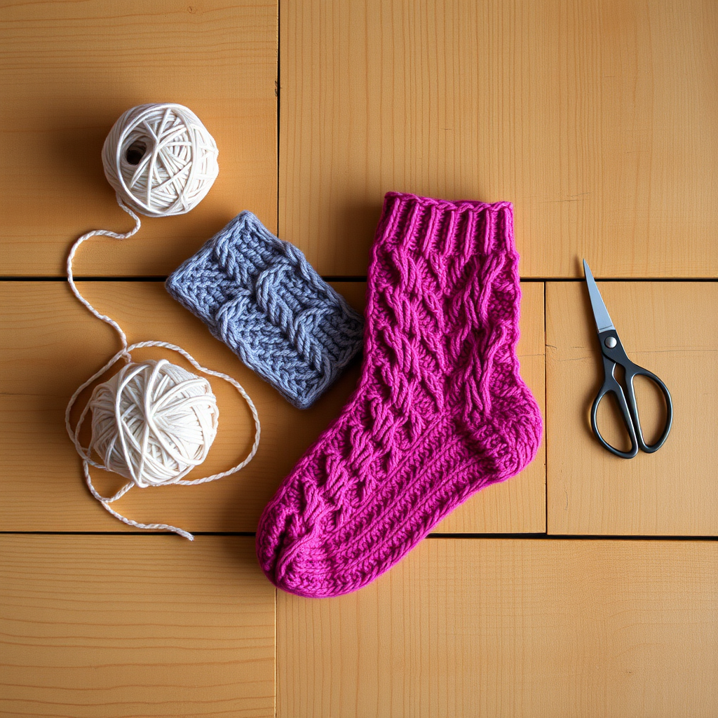 Knitting Cozy Cabled Socks Free Pattern