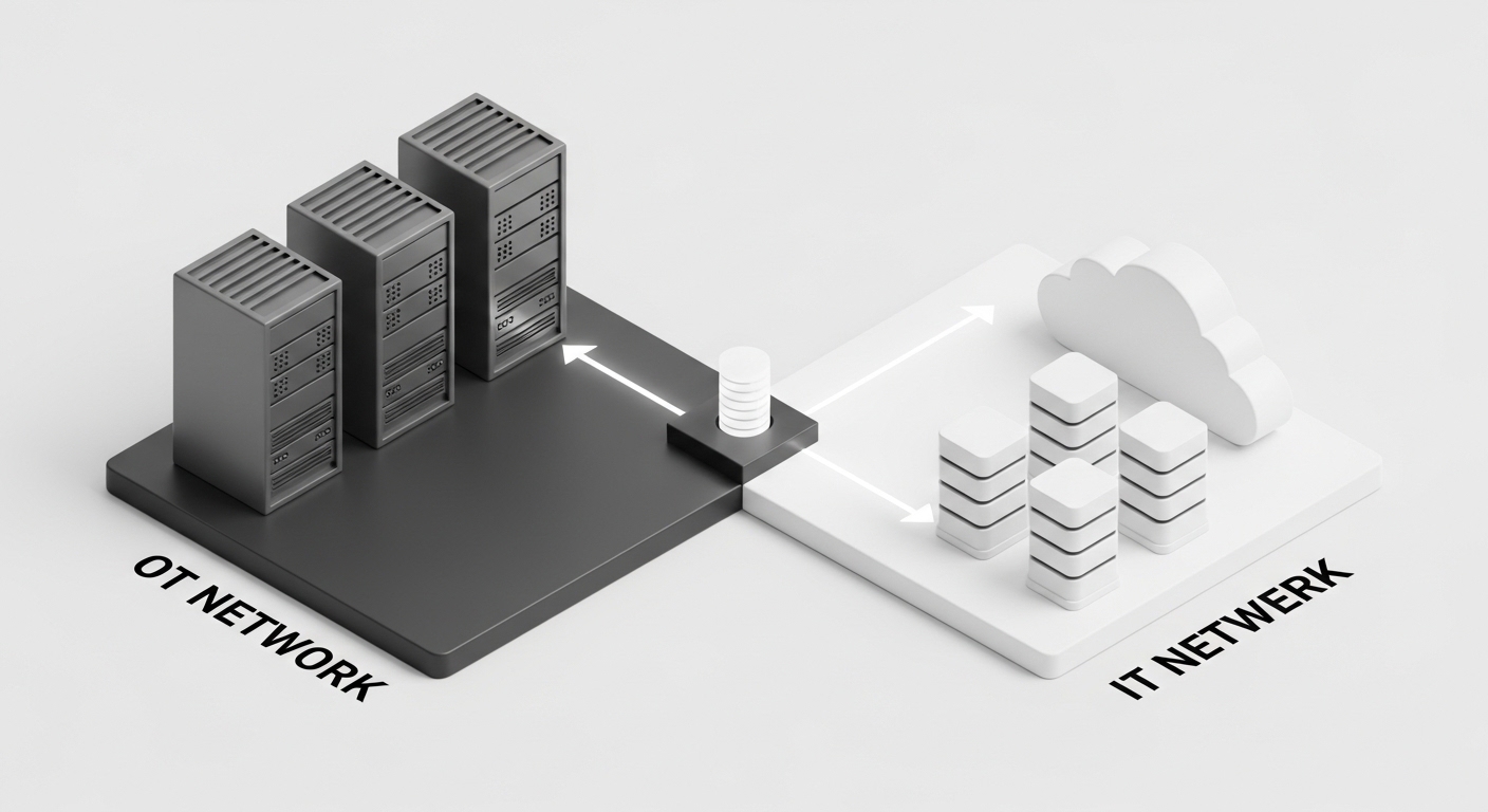 The Digital Sluice Gate: A Blueprint for Secure, Unidirectional Data Flow from Air-Gapped OT to Enterprise IT