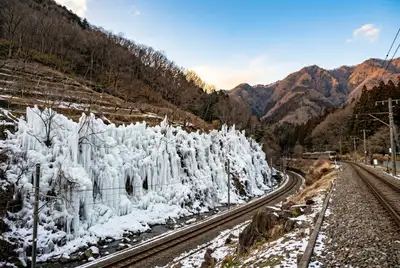 あしがくぼの氷柱