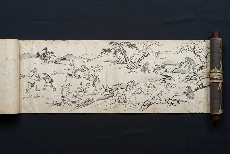 鳥獣人物戯画