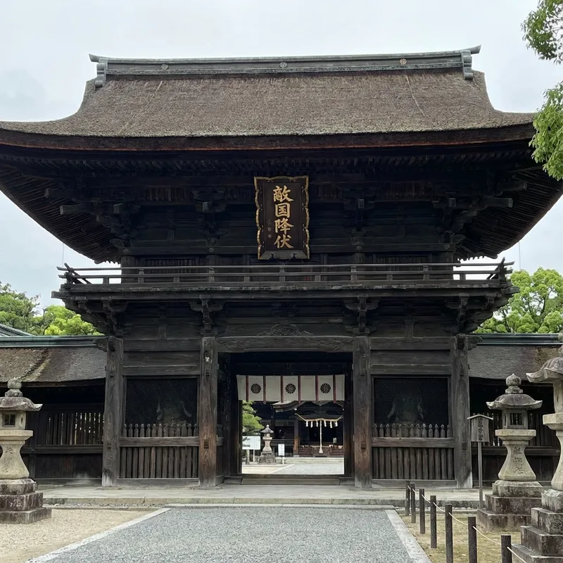 筥崎宮の楼門