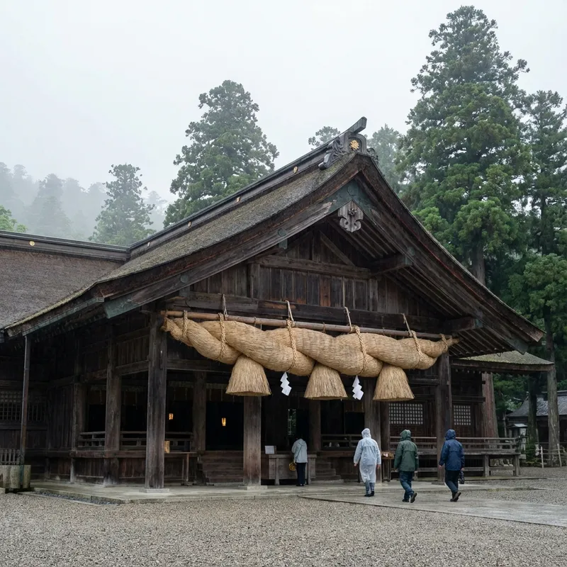 出雲大社の心御柱