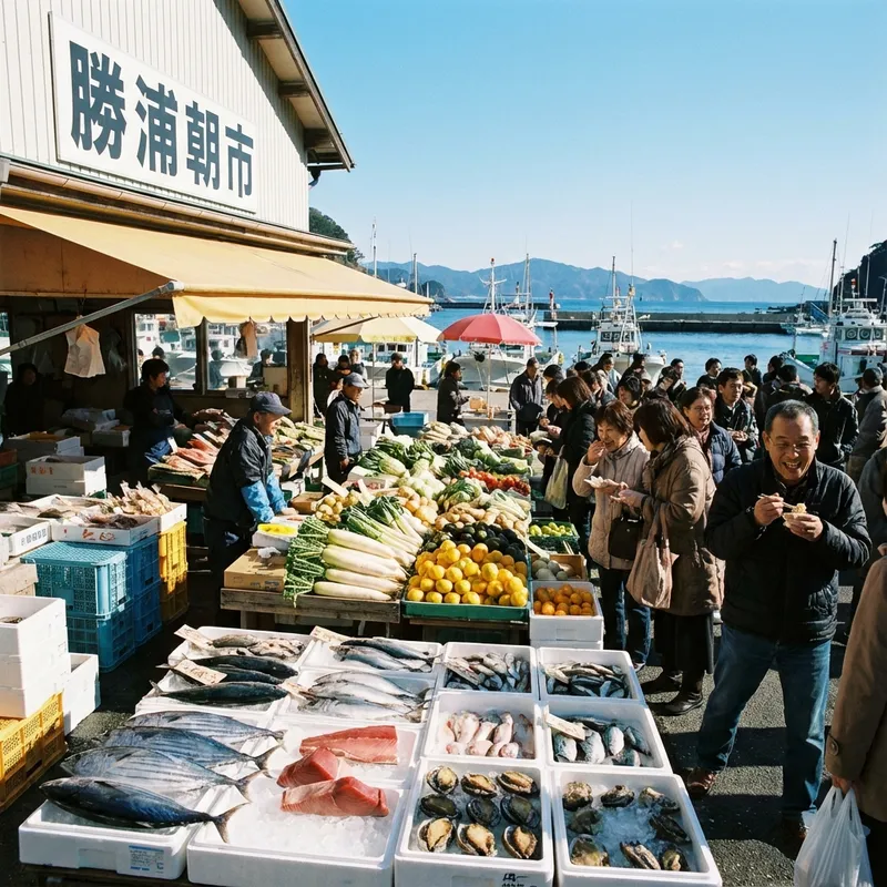 勝浦朝市