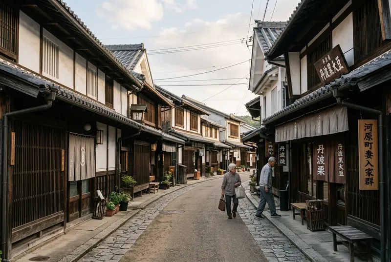 河原町妻入商家群