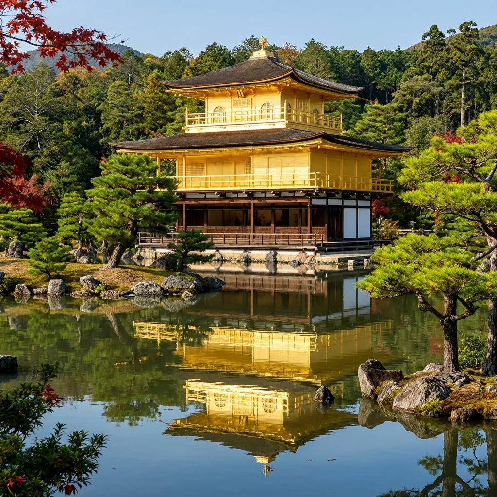 鹿苑寺(金閣寺)庭園