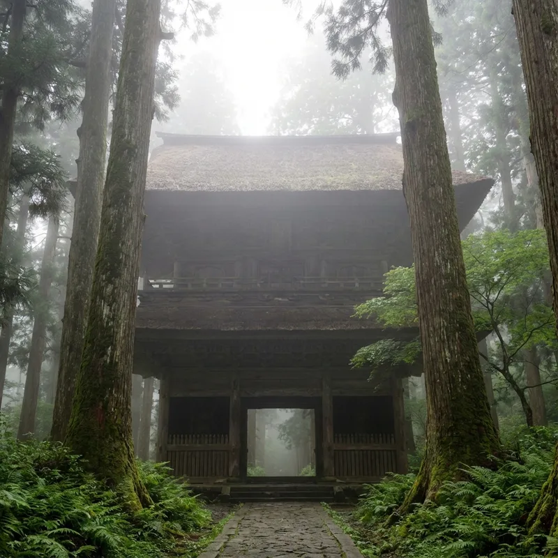 久遠寺の三門