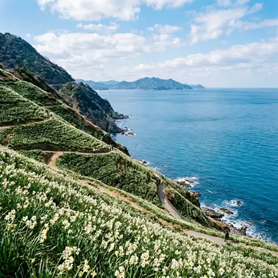 灘黒岩水仙郷