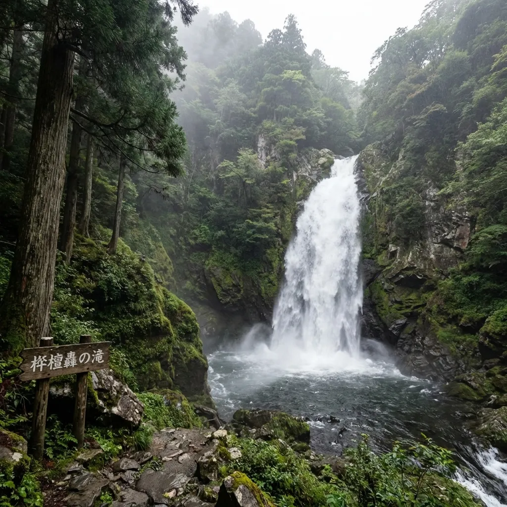 栴檀轟の滝