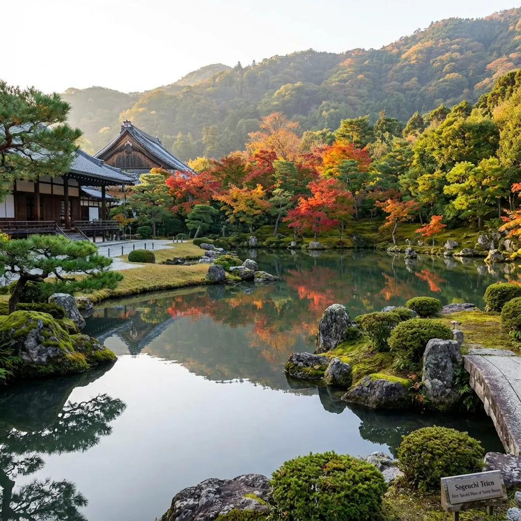 天龍寺庭園