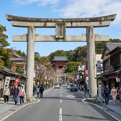 鶴岡八幡宮の石鳥居