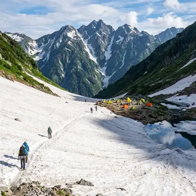 剱沢雪渓