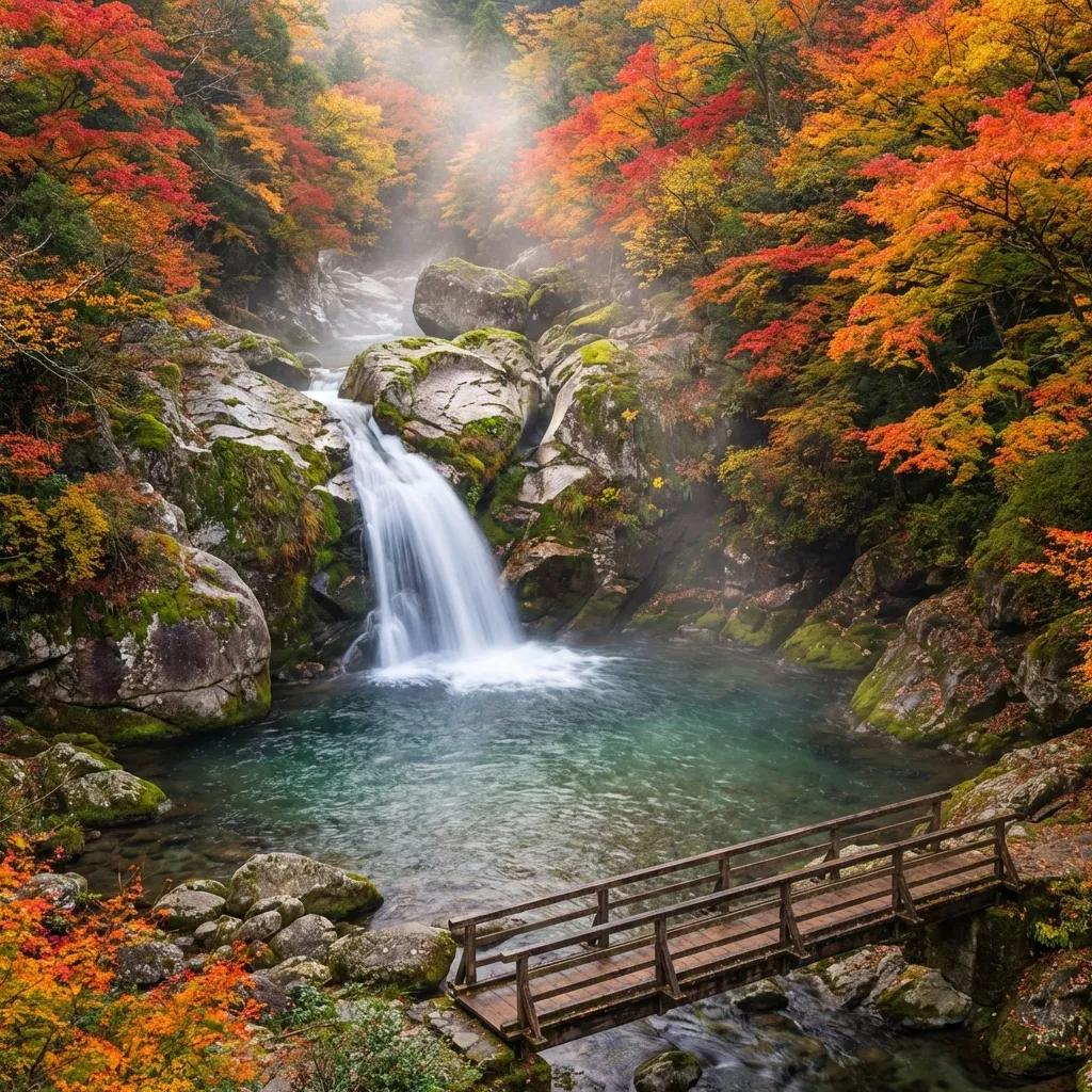 寂地峡五竜の滝