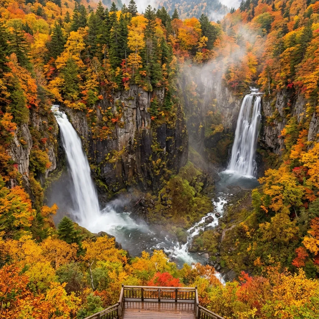 流星・銀河の滝