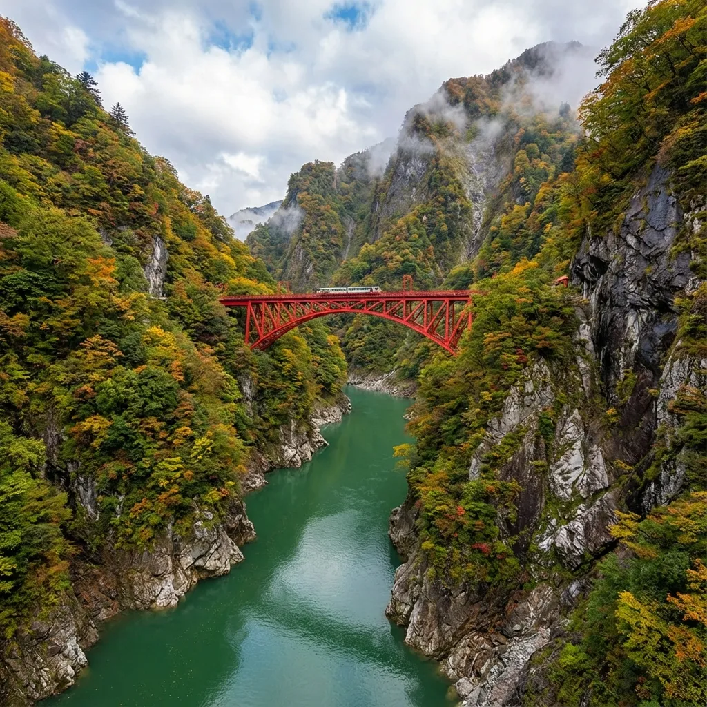 黒部峡谷 附 猿飛ならびに奥鐘山