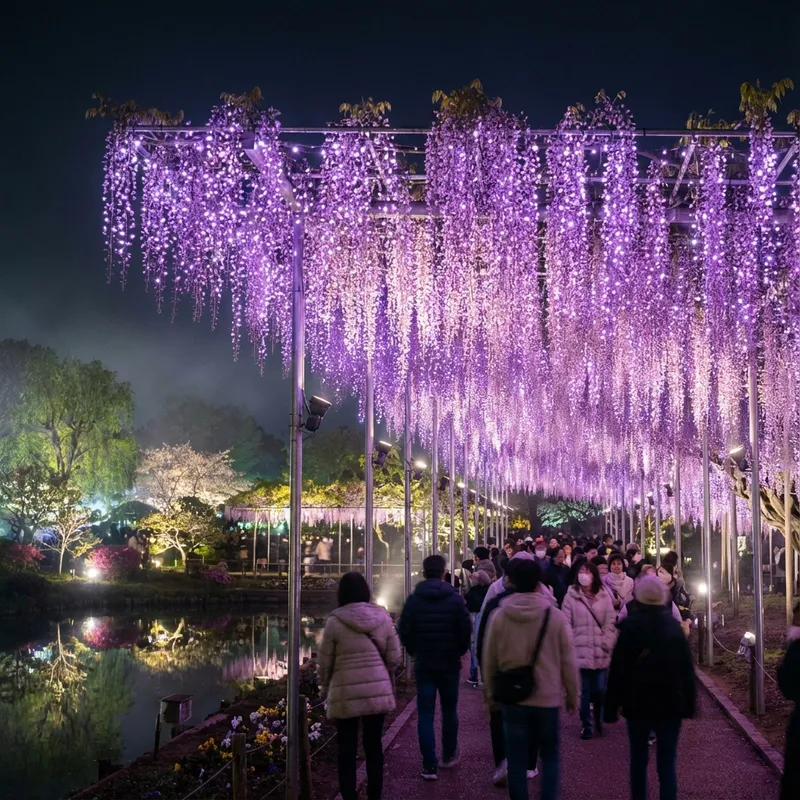 あしかがフラワーパーク（光の花の庭）