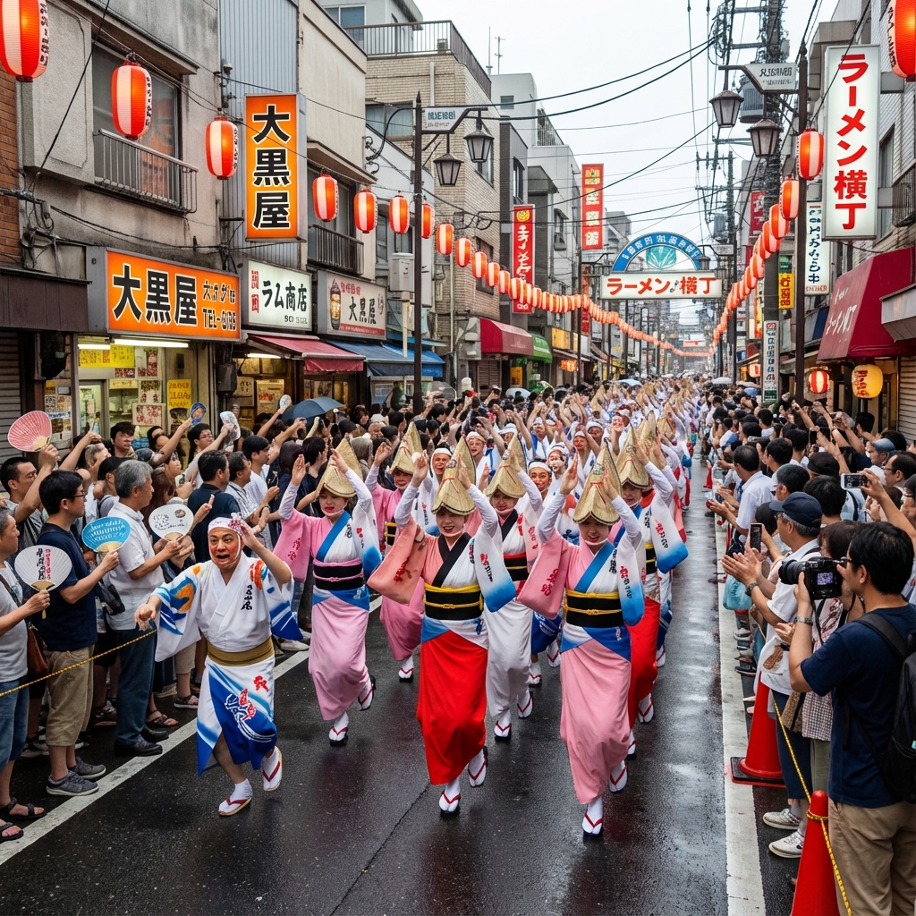東京高円寺阿波おどり