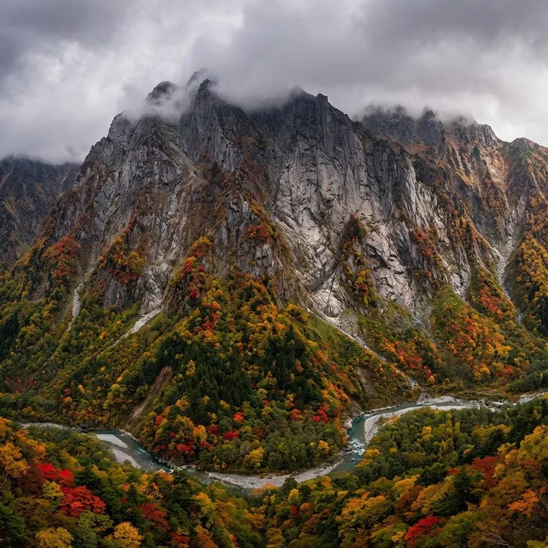穂高岳（屏風岩）