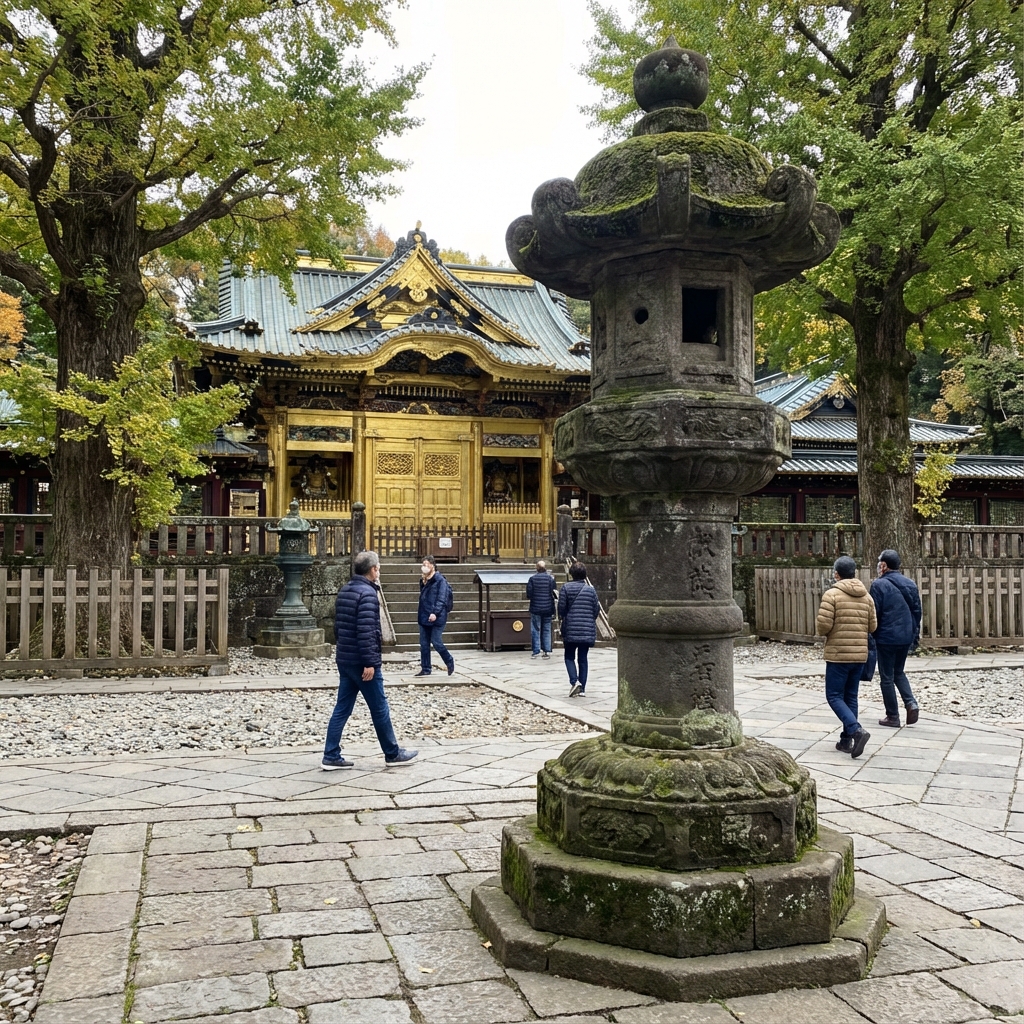 上野東照宮のお化け灯籠
