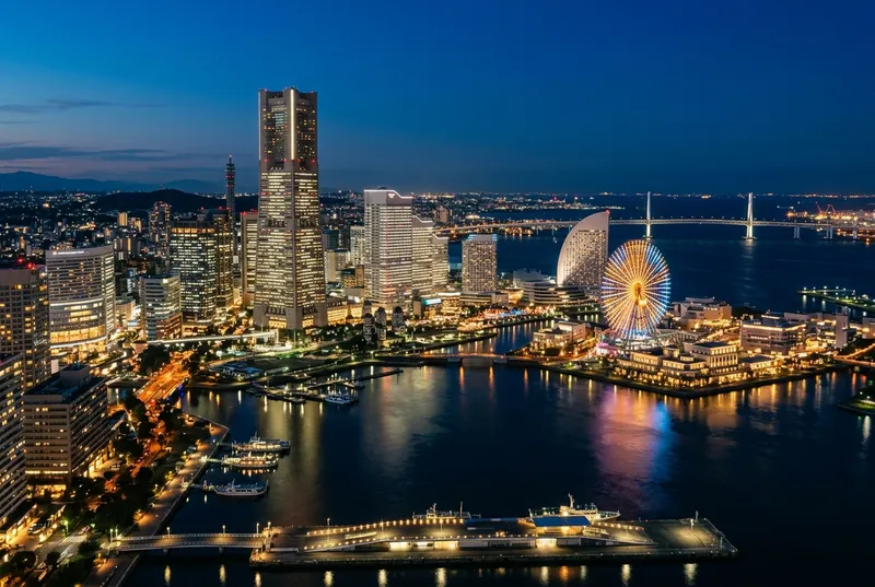 横浜市の夜景