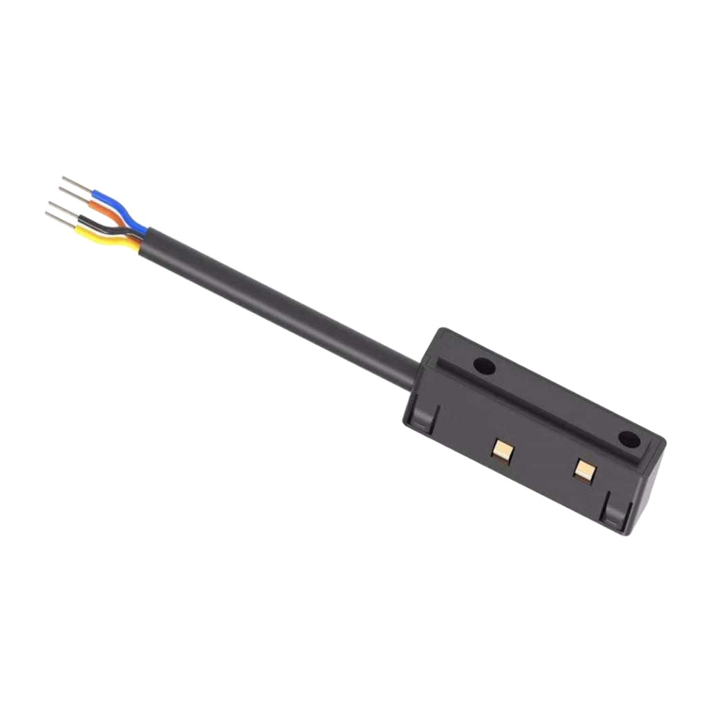 GLOW מדגם מחבר הזנה לפס צבירה מגנטי שחור DC48V מגנטי שחור