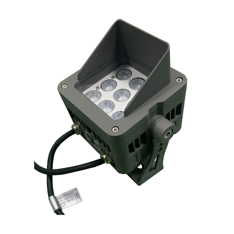 גוף שטיפה קטן 60 מעלות לבן Osram DC24V- קר לבן חם 15415389mm 27W 60D DMX512 WW+CW