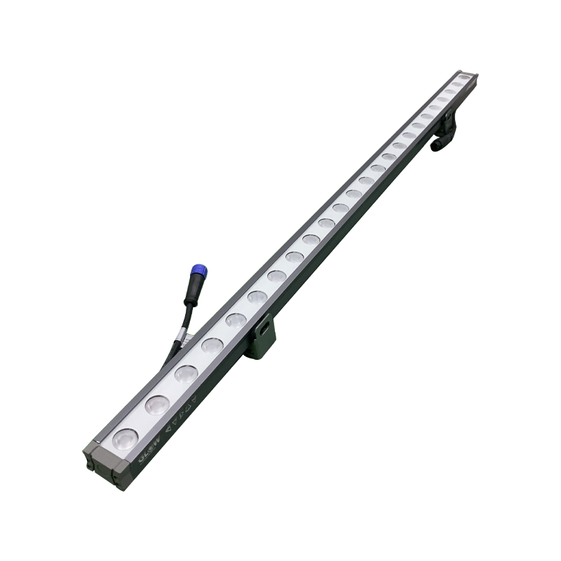 גוף תאורה 10*60 מעלות לשטיפה צרה לבן קר לבן חם wall washer -Osram DC24V 40*25*1000mm 24W 10*60D DMX5