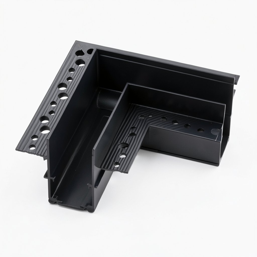 זווית לפס צבירה מגנטי 90 מעלות R20 embedded track horizontal L-shaped corner kit