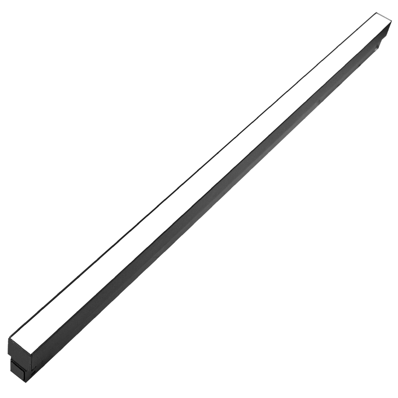 גוף תאורה GRIT MAGNETO MILK BAR 660 20W בצבע שחור עם פרספקט לפס צבירה מגנטי CCT 2700K-6000K 110° 48V