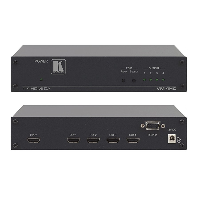 מפצל HDMI 1:4 תוצרת Kramer מדגם VM-4HC