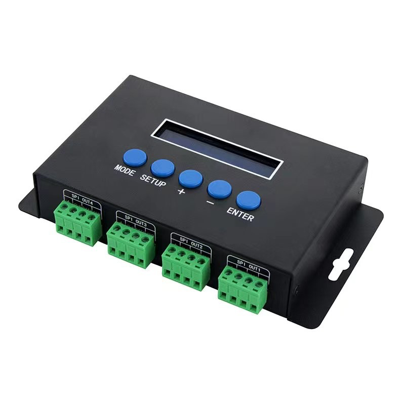 בקר לד SOLARIS PIXIT 204 עם 4 ערוצים 3A לערוץ 5V-24V 4X3A ממיר ARTNET ל SPI/DMX