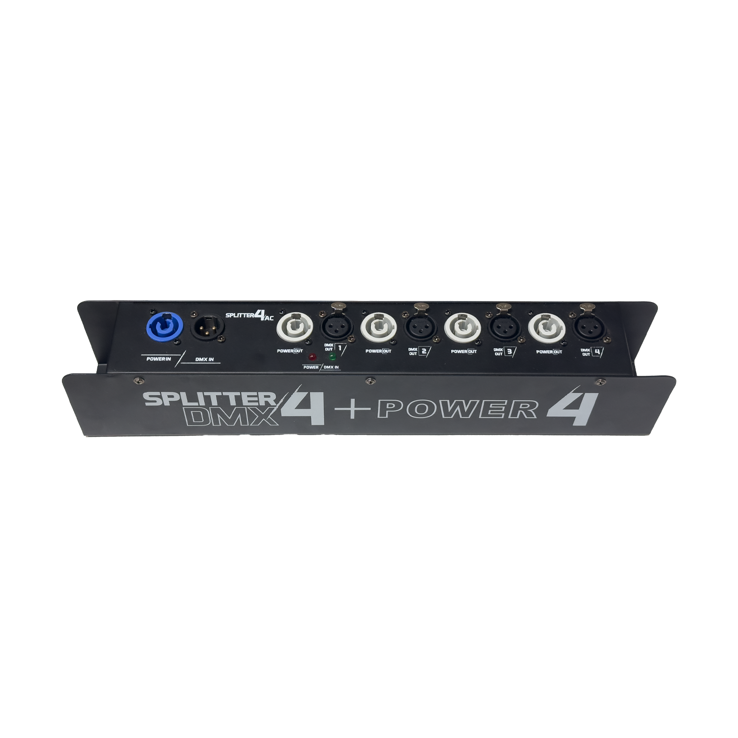 מאסטר ספליטר SOLARIS DMX MASTER SPLITTER כולל DMX אלחוטי Wireless עם 4 יציאות DMX וחשמל POWERCON