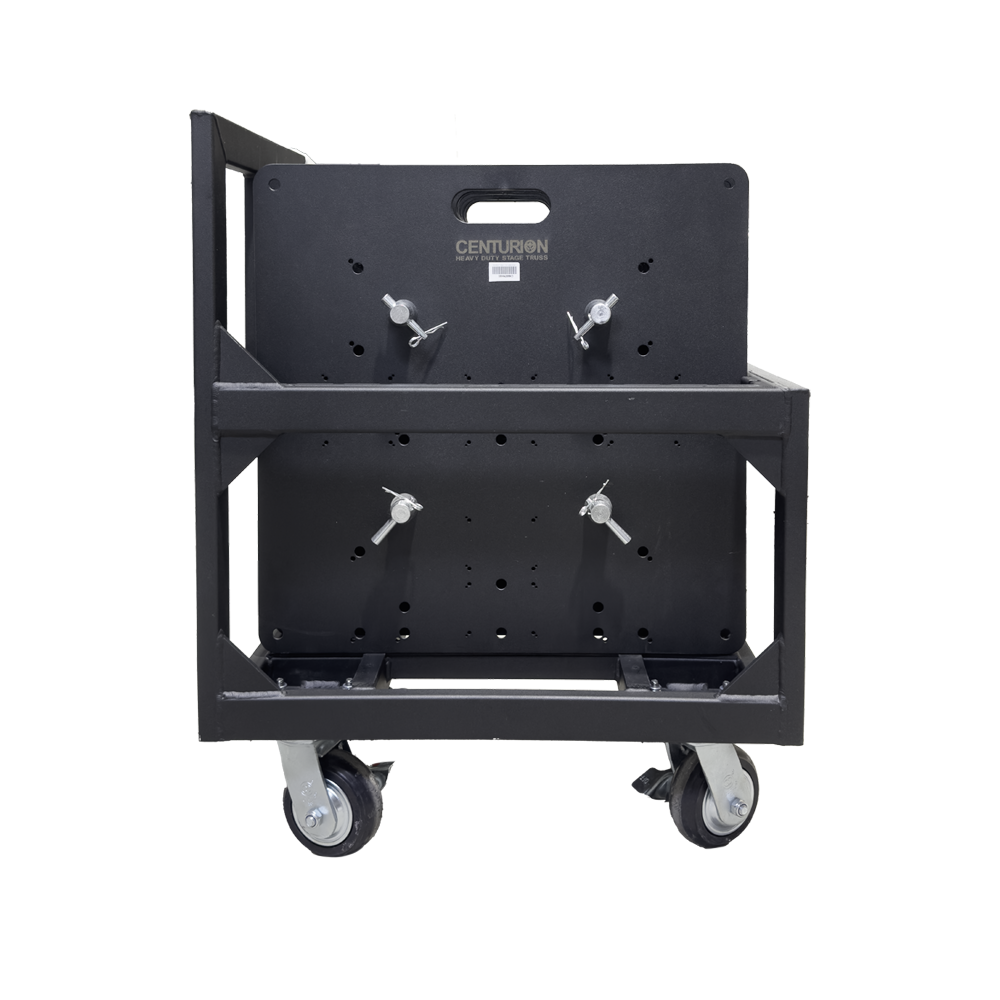 עגלה לבסיסים Base plate dolly בסיס טראס מקום ל 6 בסיסים בעגלה