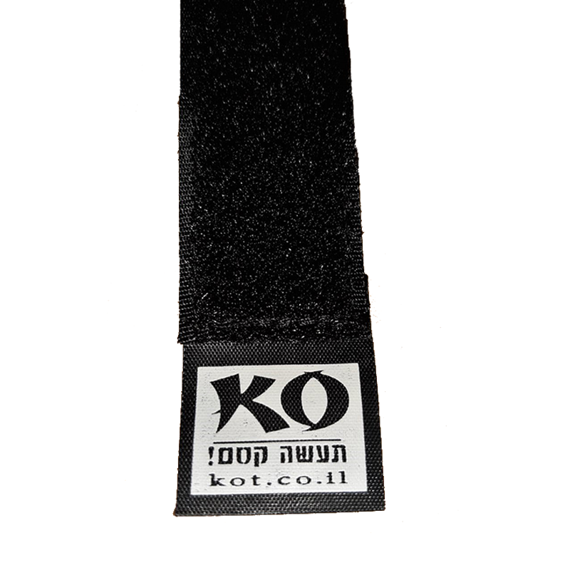 סקוץ סקוצ סקוטש לכבלים KO VELCRO 25MM*320MM בצבע שחור