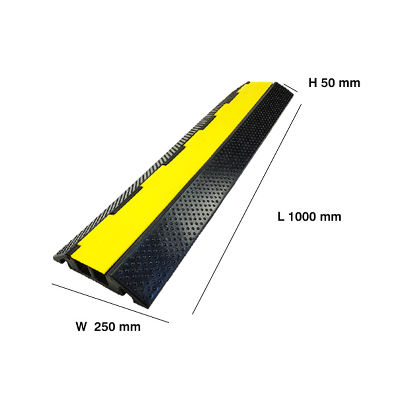 מגן כבלים קאפה 2 מסילות 1000x250x50mm גודל
