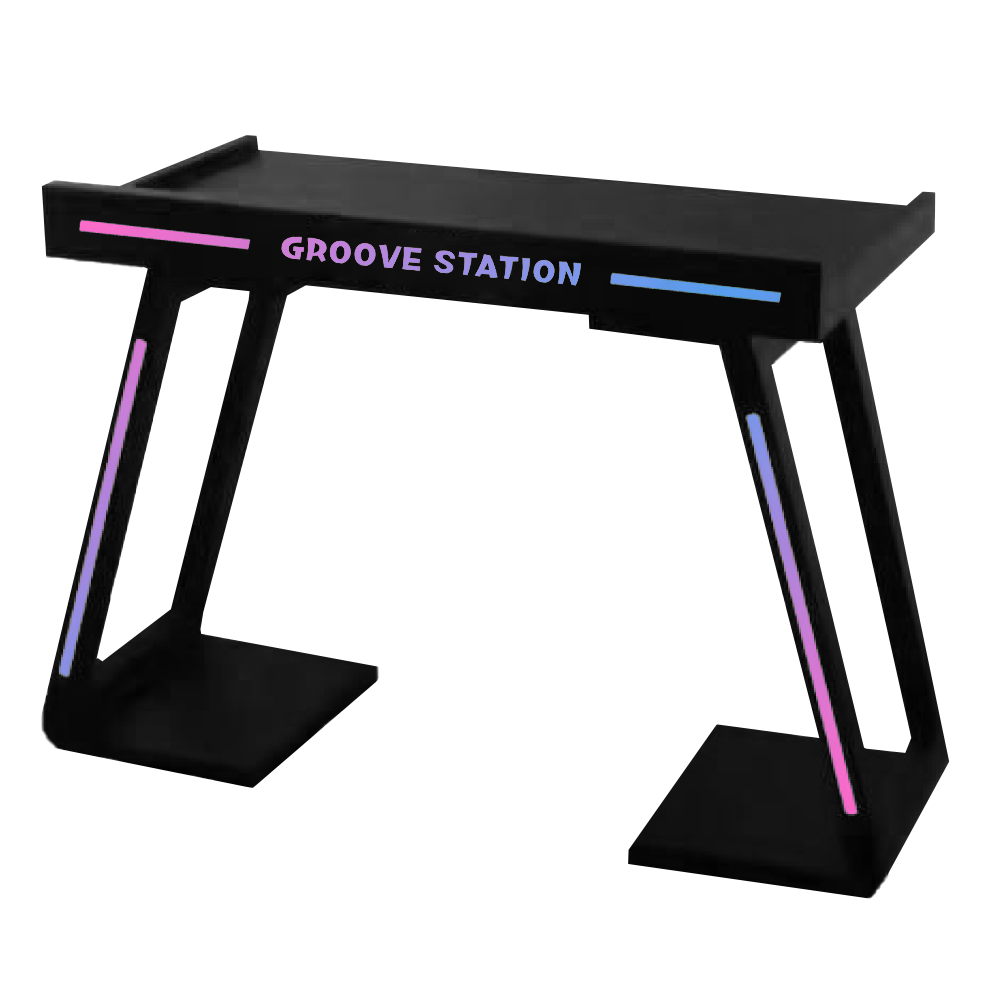עמדת DJ שולחן שחור GROOVE STATION