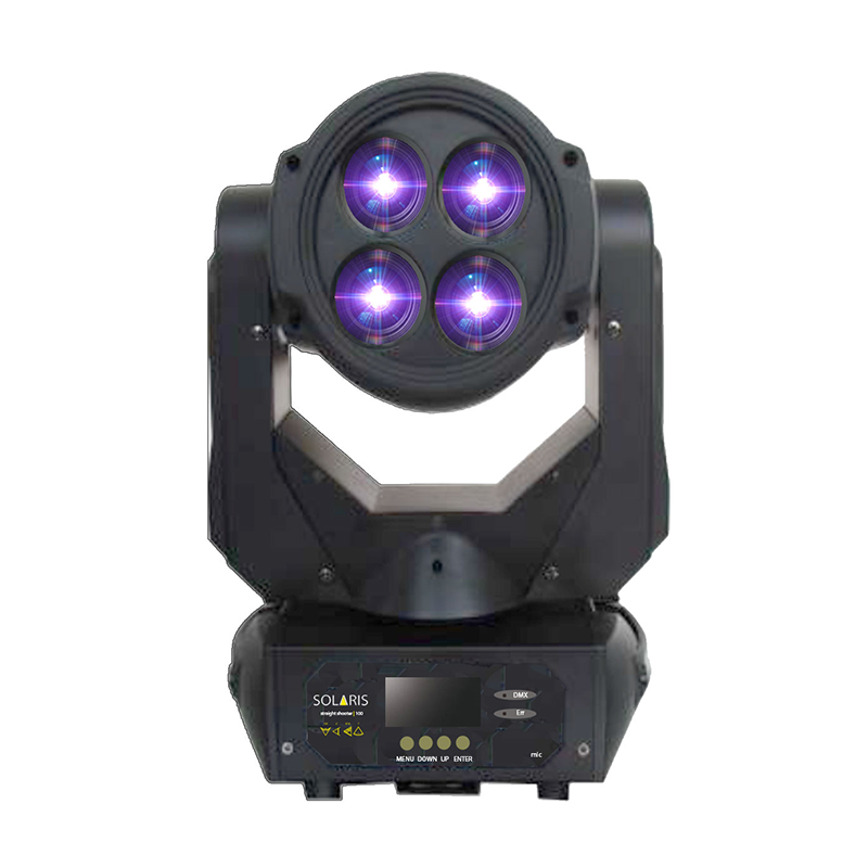 פנס SOLARIS מובינג הד בים לד 100w עם אפקט פיצול קרניים STRAIGHT SHOOTER