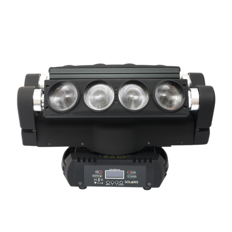 אפקט מובינג לד מדגם ספיידר צבעוני SPIDER RGBW 8x10W PL-68 ספיידר