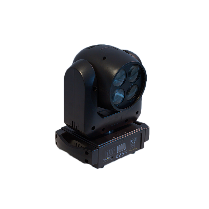 ?פנס חכם תוצרת SOLARIS מדגם MINI SHOOTER בים עם אפקט פיצול קרניים 4X10W ?