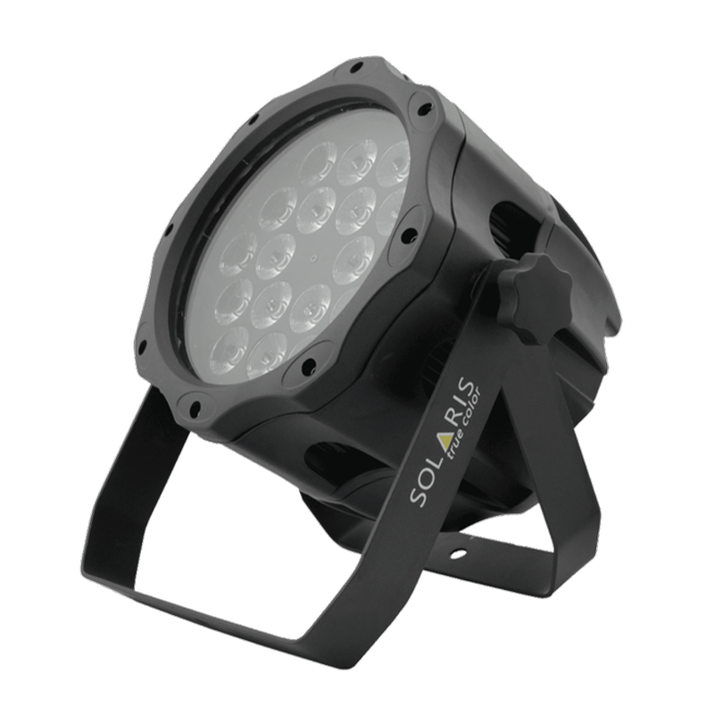 ?פנס מוגן מים תוצרת SOLARIS מדגם TOUGH 180 פאר לד RGBW בעוצמה של 18X10W 4IN1 נורות