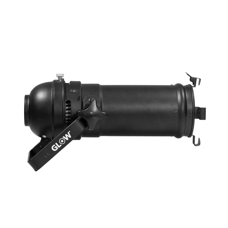?פנס תוצרת GLOW מדגם PAR 36 אף ארוך בצבע שחור E27