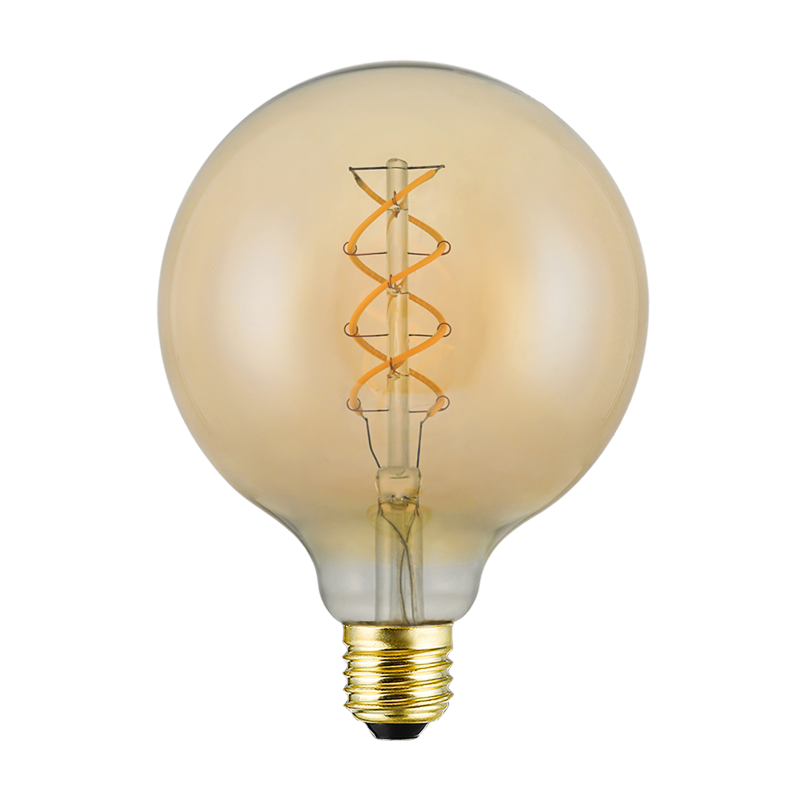 נורת פחם לד תוצרת GLOW מדגם G125 LED 5W תושבת E27