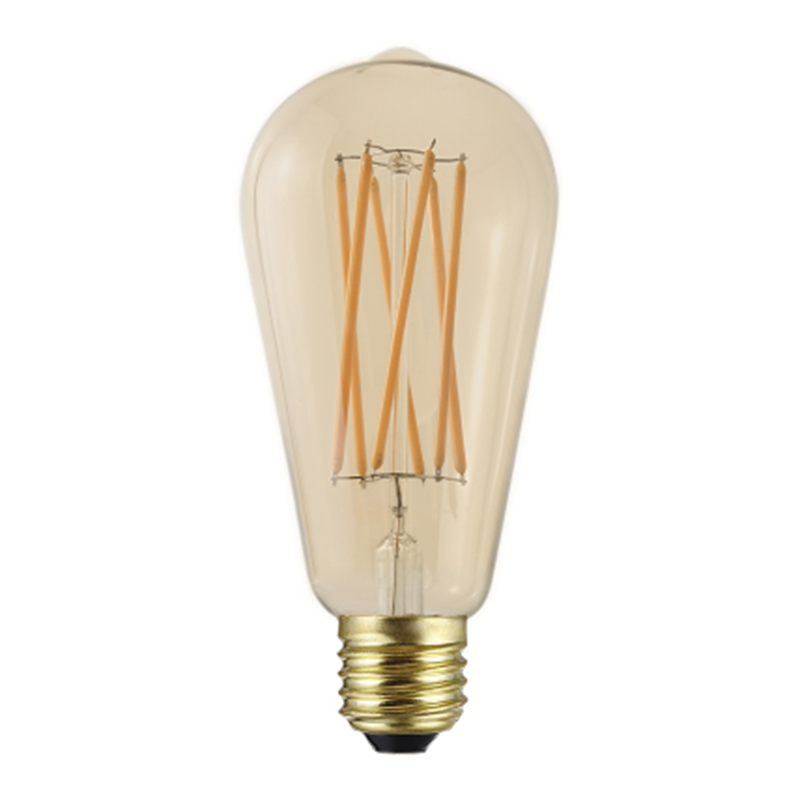 ?נורת פחם לד תוצרת GLOW מדגם אדיסון 6.5W תושבת E27?