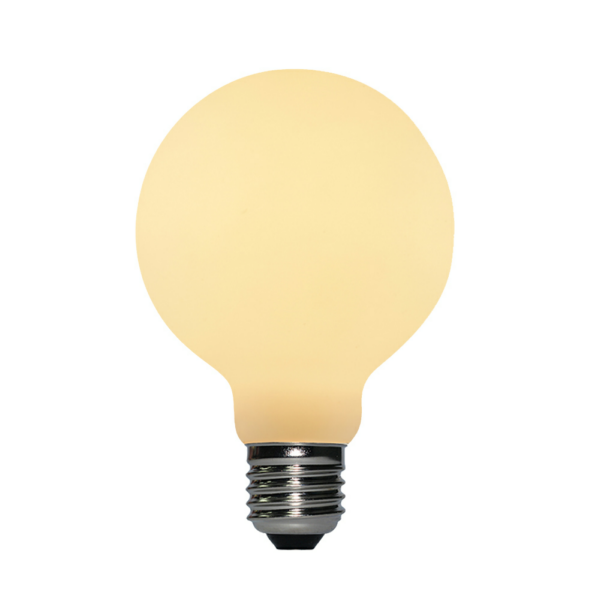 נורה לד חלבית עגולה GLOW – DIM TO WARM 1800-2900K G80F808W G80
