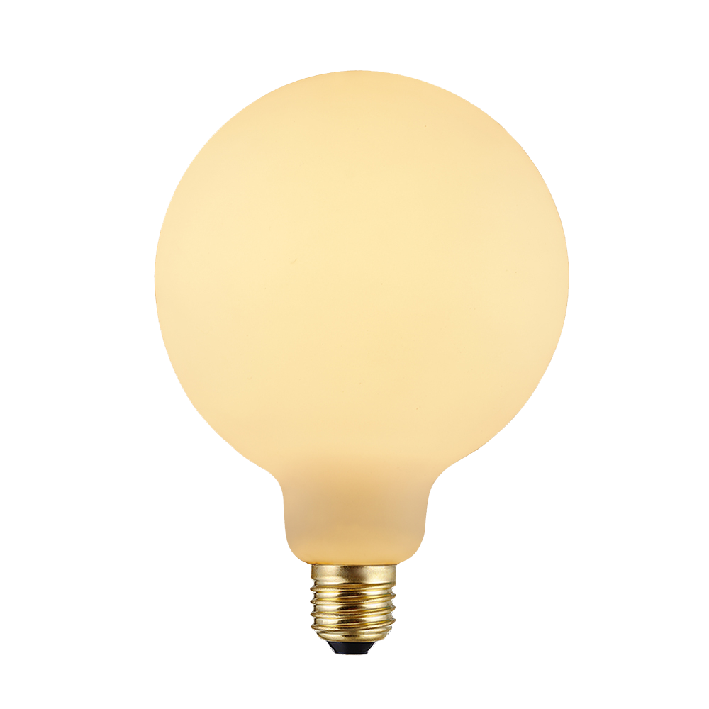 נורה לד חלבית עגולה גדולה לדימור GLOW – DIM TO WARM 1800-2900K G125F808W G125