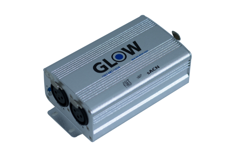 בוסטר ומפצל DMX תוצרת GLOW מדגם FREE ART 2 PORT