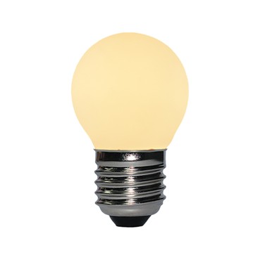 ?נורת לד חלבית G45 תוצרת GLOW עוצמה 4W גוון 2500K איכות הארה CRI 90 תושבת E27?