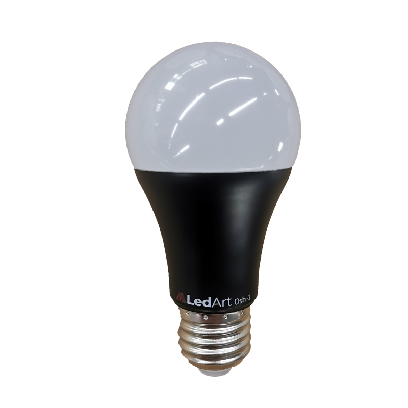 נורה אגס E27 אלחוטית עם DMX אלחוטי RGB