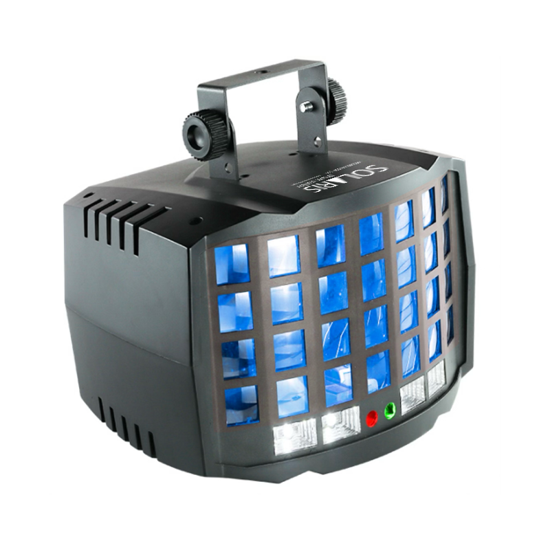 פנס דרבי נטען אלחוטי SOLARIS HYBRID RAZOR 25 משולב דמוי לייזר בעוצמה של 25W סוללה 7500mAH מחזיקה 5 ש