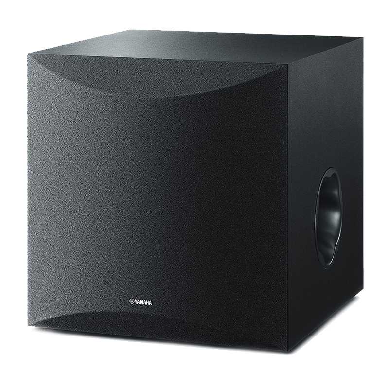 סאב מוגבר תוצרת YAMAHA מדגם NS-SW050BL בעוצמה של 100W אלמנט 8 אינצ’