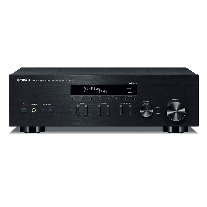 מגבר רסיבר סטיראו תוצרת YAMAHA מדגם R-N303